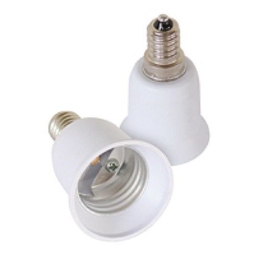 E27 E14 GU10 B22 LED Lampe Adapter Konverter Lampensockel Adaptersockel Weiß B0 