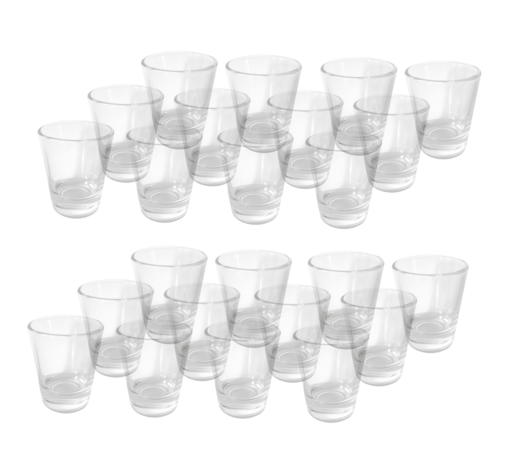 6 - 48 Stück Schnapsglas Shot Kurzer Shotgläser Tequila 2cl - 4cl 20ml - 40ml - Afbeelding 8 van 9
